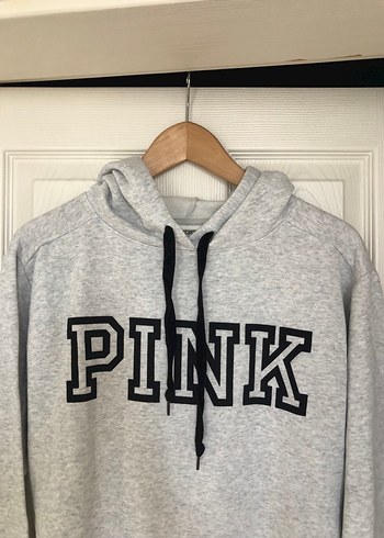 Gri Kapüşonlu Oversize Sweatshirt - Görsel 3