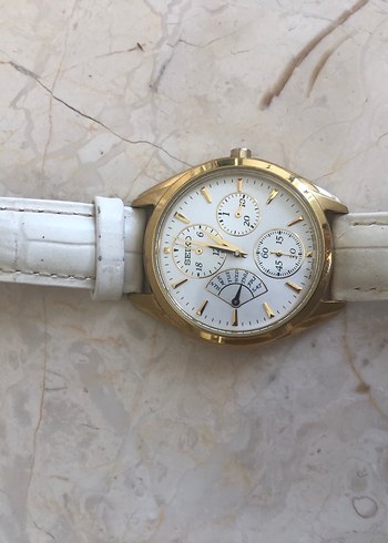 Seiko Modern Klasik Kol Saati Beyaz - Görsel 6