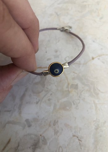 Mor Elastik Bohem Yılan Desenli Kadın Bileklik - Görsel 2