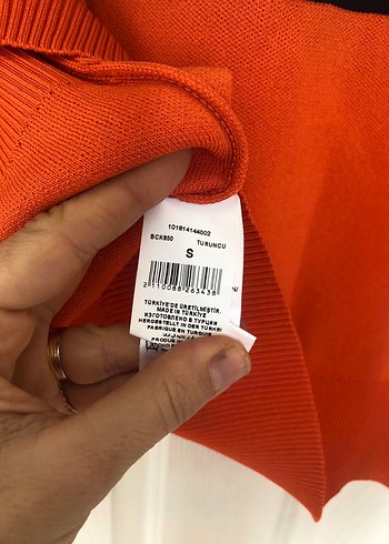 Renkli Desenli Triko Kadın Kazak - Görsel 5