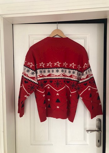 Desenli Örgü Kazak - Görsel 4