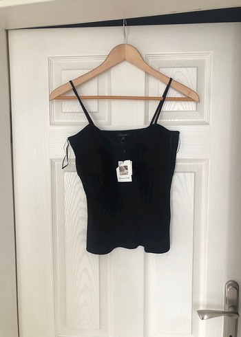 Kadın Siyah V Yaka Örme Büstiyer - Görsel 3