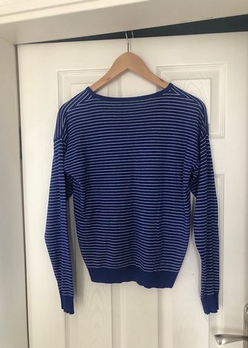 Kadın Gri Yuvarlak Yaka Örgü Yün Kazak - Görsel 4