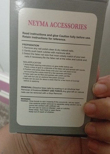 Beden Bej Pastel Takma Tırnak - Neyma Accessories
