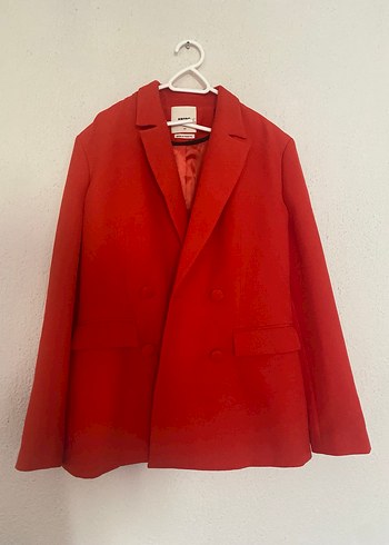 Mercan Kadın Düğmeli Blazer Ceket