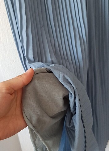 xl Beden Piliseli etekli pantolon