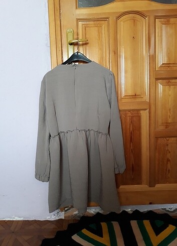 52 Beden #coton gri 52beden sıfır tunik
