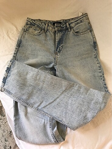 s Beden mavi Renk trendyolmilla boru paça jean