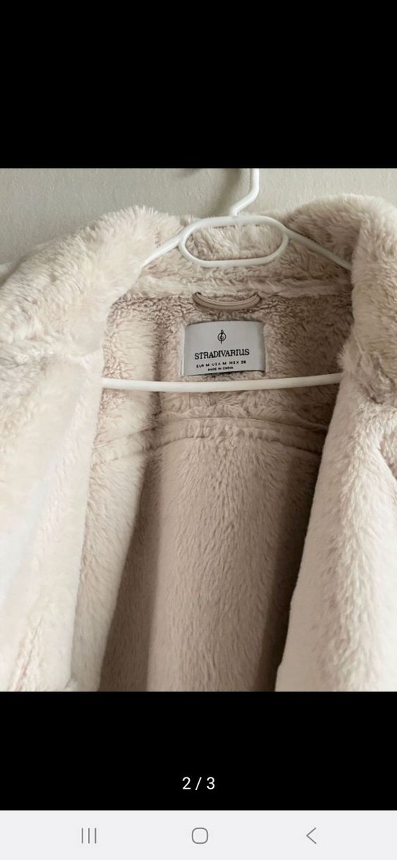 Bej Süet Mini Kürklü Kadın Ceket - Görsel 2