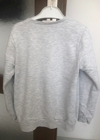 Gri çocuk Sweatshirt Uzun Kollu - Görsel 2