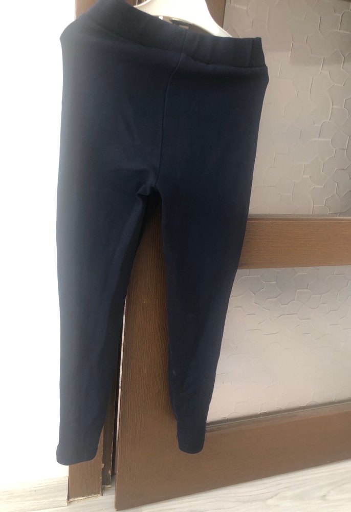 Lacivert çocuk penye tayt - Görsel 2