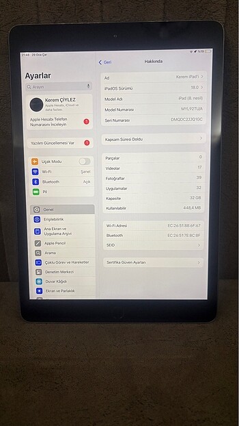 İpad 8