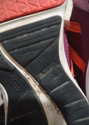 Kız Çocuk Pembe Bağcıklı Cırt Cırtlı Spor Ayakkabı - Görsel 8