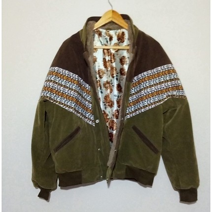 kıyafetlerimi yıkarım Martı tahta vintage aztek ceket etkileşim Tatlı fiş