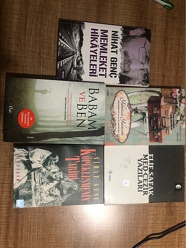 5 adet kitap
