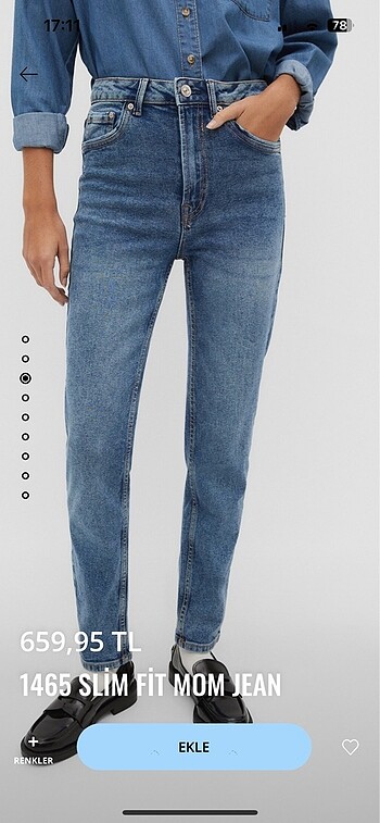 Stradivarius Stradivarius mom fit jean