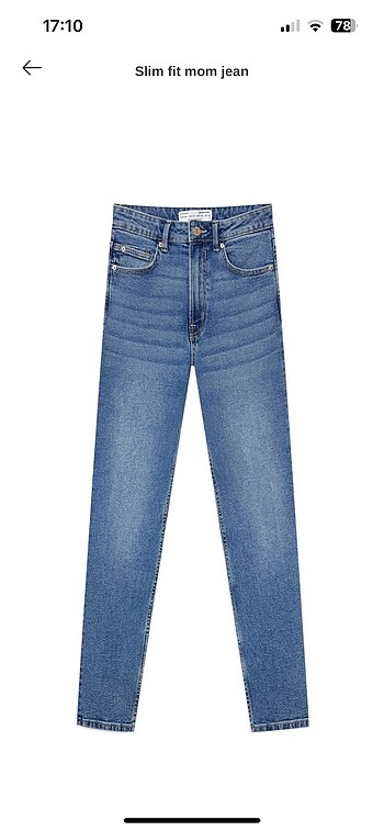 Stradivarius mom fit jean
