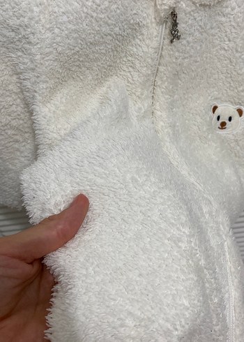 Beyaz Kürklü Unisex  Tulumu - Görsel 4