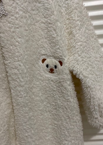 Beyaz Kürklü Unisex  Tulumu - Görsel 3