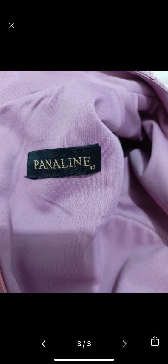 Pembe Parlak Uzun Abiye Elbise - Görsel 3