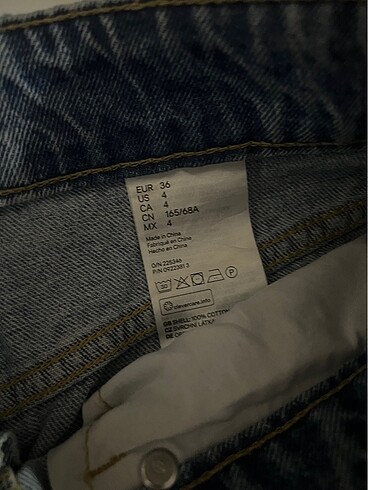 36 Beden mavi Renk H&M jean