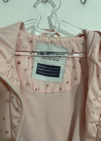 Kız Çocuk Pembe fermuarlı Yağmurluk - Görsel 4