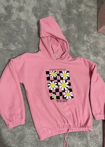 Pembe Örgü Uzun Kollu Bebek Kız Takımı - Görsel 3