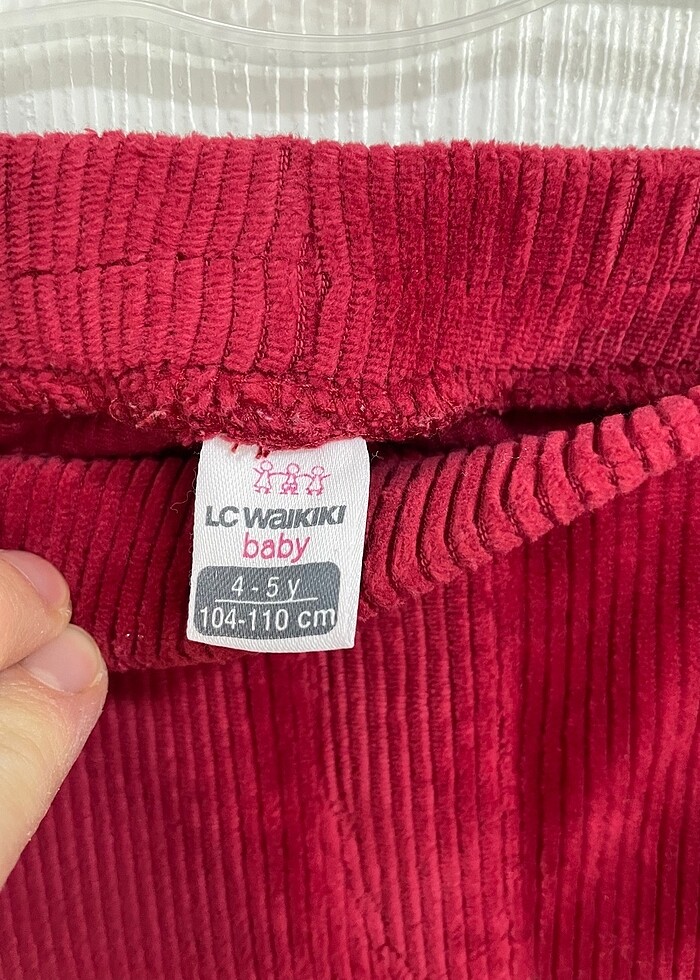 Kız çocuk kadife tayt - Görsel 3