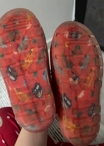 Lcw Renkli Desenli Kemerli Erkek Çocuk Yağmur Çizmesi - Görsel 4