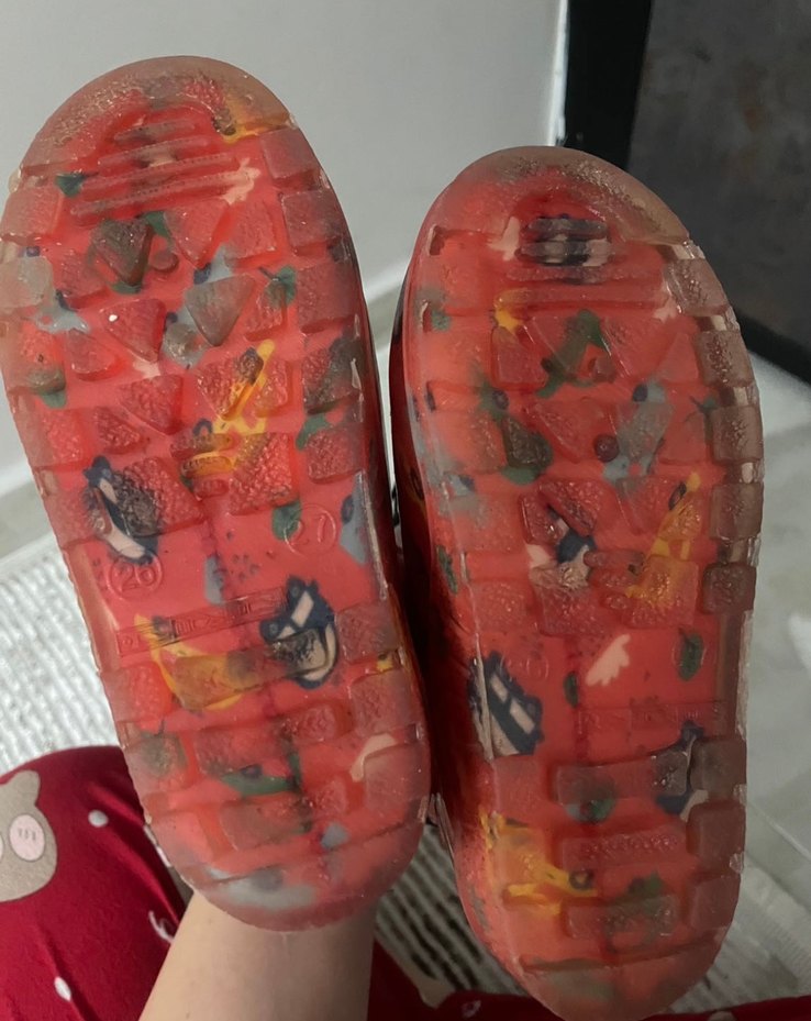 Lcw Renkli Desenli Kemerli Erkek Çocuk Yağmur Çizmesi - Görsel 4