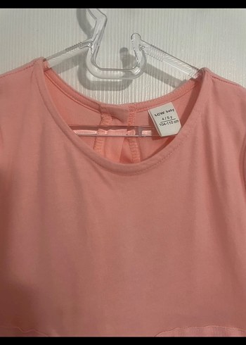 Kız Çocuk Pembe Kolsuz Fırfırlı Elbise - Görsel 2