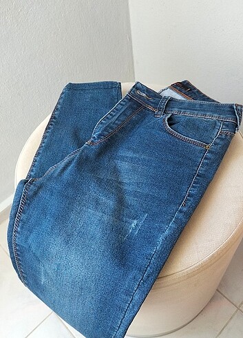 38 Beden lacivert Renk Likralı Kot Pantolon