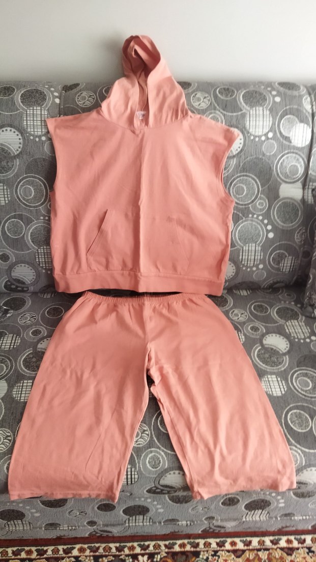 Somon Renkli pijama takımı - Görsel 3