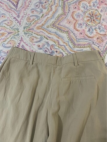 s Beden camel Renk Kumaş pantalon mango