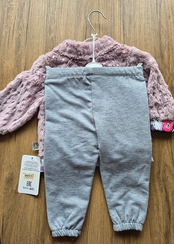 Gri Kürklü Bebek Kız Takımı - Görsel 3
