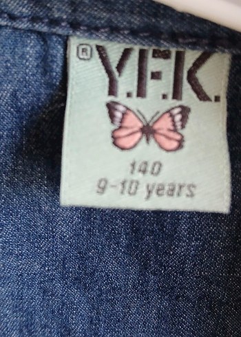 Nakışlı Düğmeli Mavi çocuk Gömlek - Görsel 3