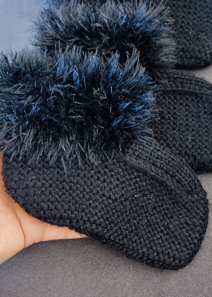 El örgüsü çocuk patik - Görsel 3