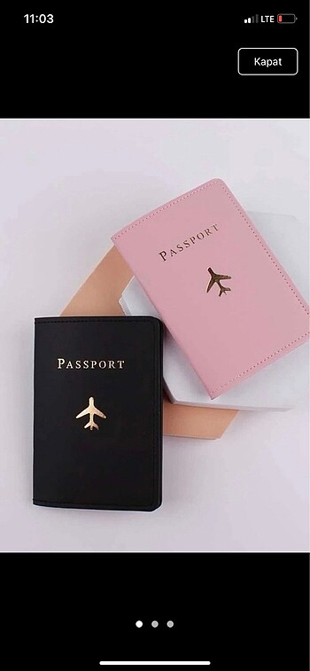 İkili Pasaport Kılıfı