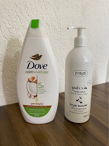 Dove Duş Jeli & Ziaja Vücut Losyonu