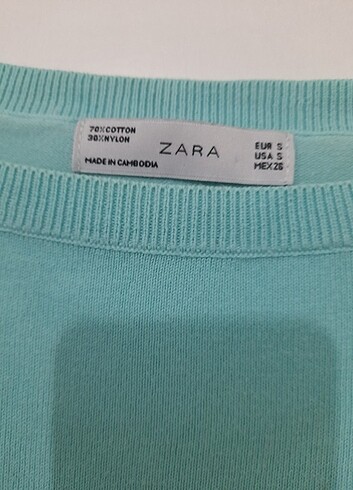 s Beden ZARA TRIKO BLUZ