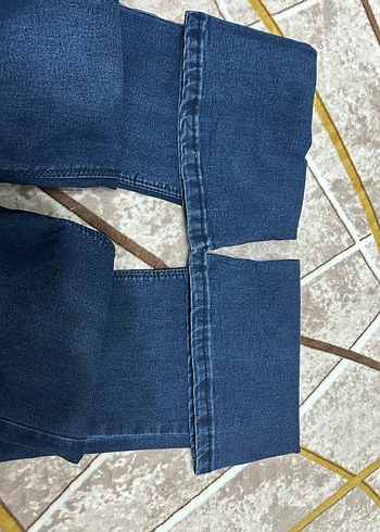 Kadın Mavi Kot Pantolon Regular Fit - Görsel 3