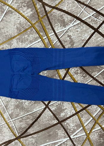 Kadın Mavi Spor Tayt korse - Görsel 2