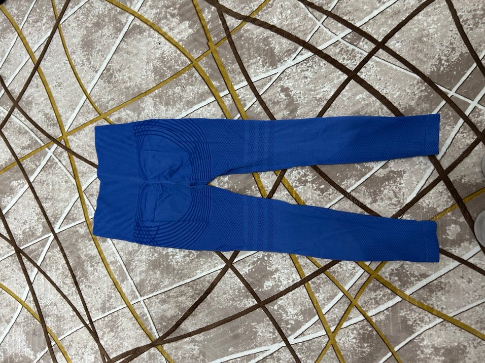 Kadın Mavi Spor Tayt korse - Görsel 2