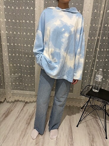 xxl Beden Bulutlu sweatshirt