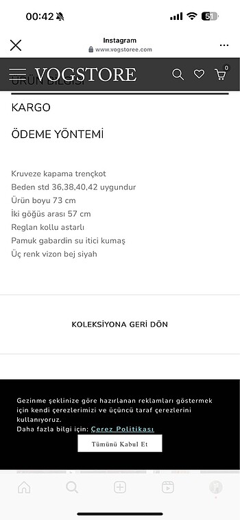 m Beden camel Renk Vogstoree Trenc