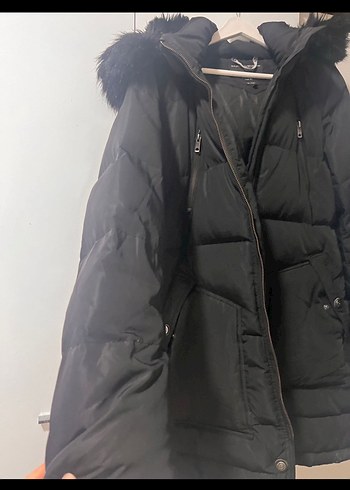 Kaz tüğü kadın mont - Görsel 2