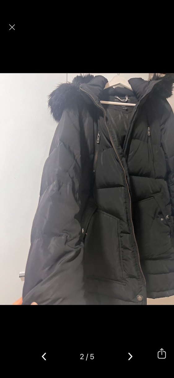 Kaz tüğü kadın mont - Görsel 2