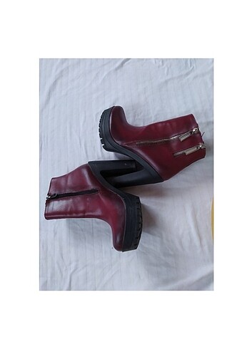 37 Beden bordo Renk Bordo Topuklu Bot