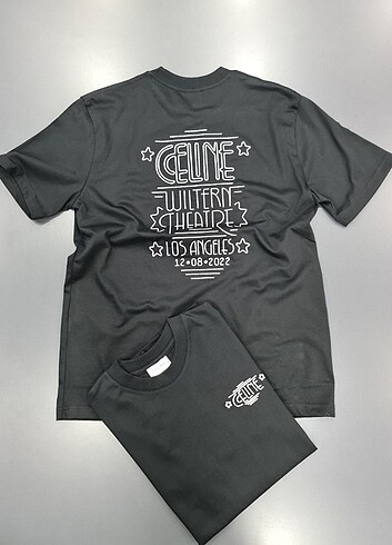 CELİNE baskılı oversize t-shirt 