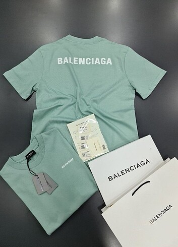 BALANCİAGA baskılı oversize t-shirt 